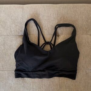Athleta Black Strappy Sports Bra